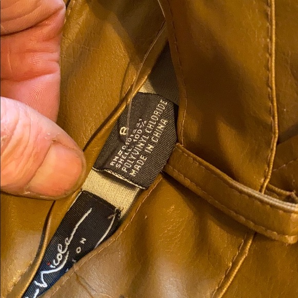 Jamie Nicole size 8 pleather jacket with pants - Picture 6 of 6